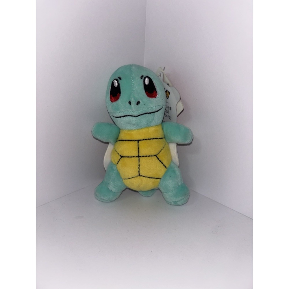 CUTE! NEW VINTAGE 1997 Pokemon Aoger 5" Tag Squirtle Plush Stuffed Animal CLEAN